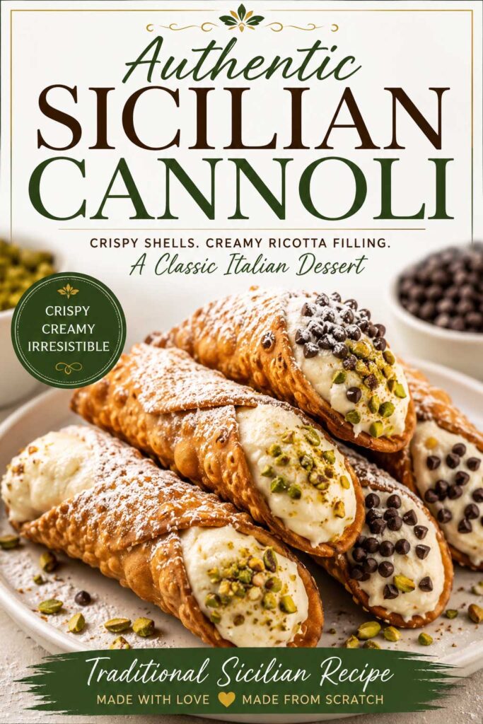 Authentic Sicilian cannoli recipe