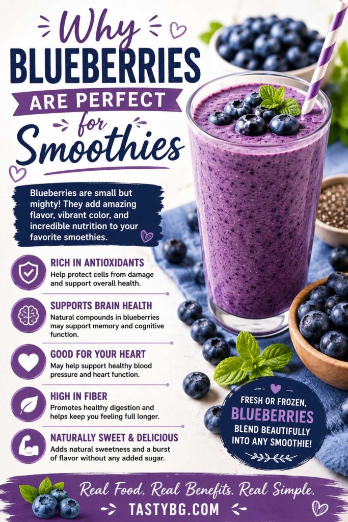 Blueberry smoothie benefits and bliss