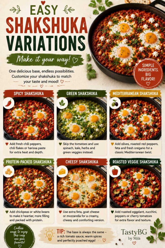 Delicious shakshuka variations for every taste