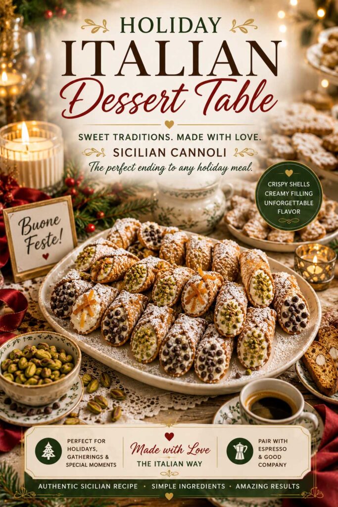 Homemade Cannoli Recipe