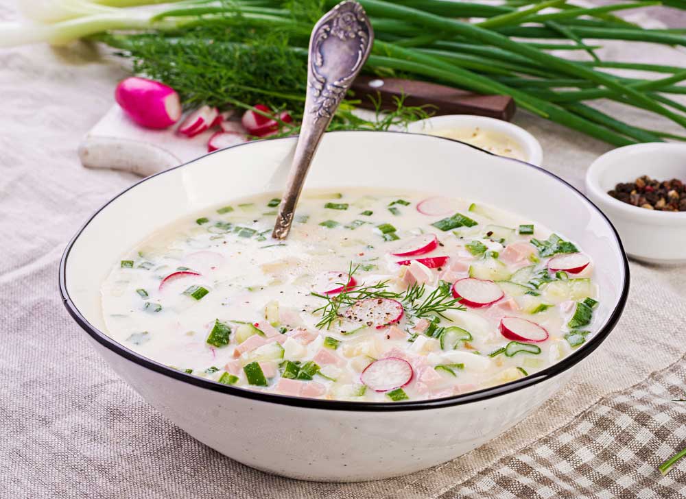 Ingredients You Need For Traditional Okroshka recipe
