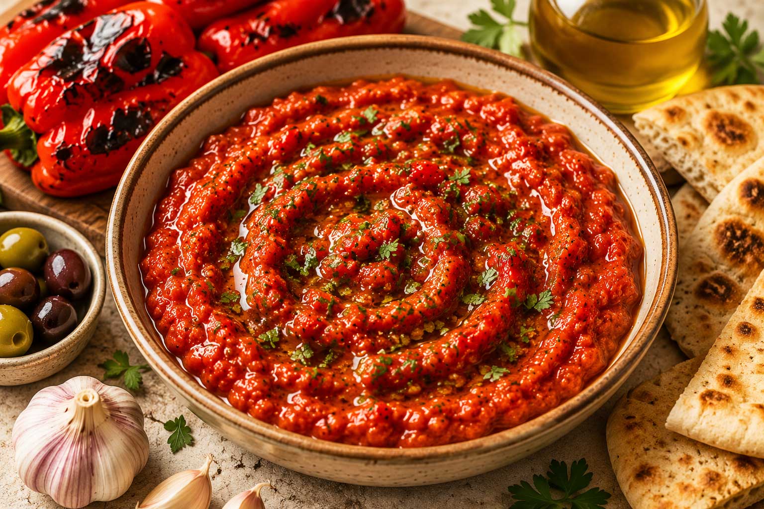 Matbucha Recipe Moroccan tomato dip