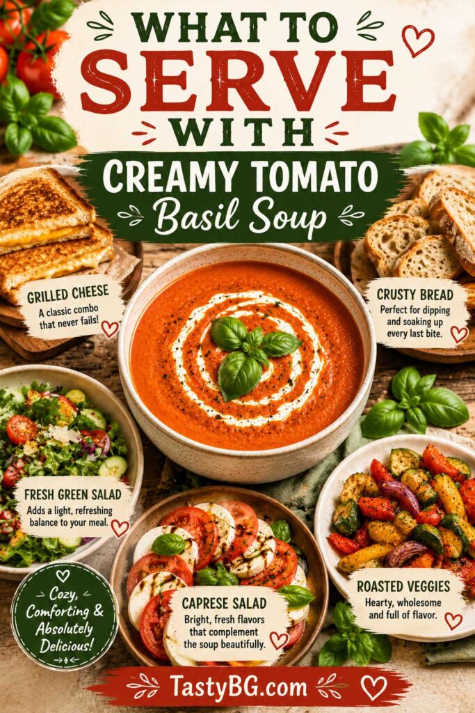 What to Serve with Creamy Tomato Basil Soup
