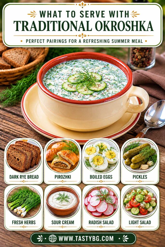What to serve with okroshka recipe