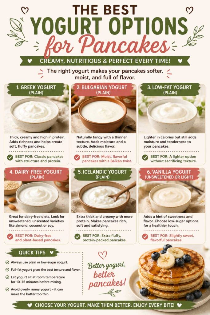 yogurt for healthy oatmeal pancakes