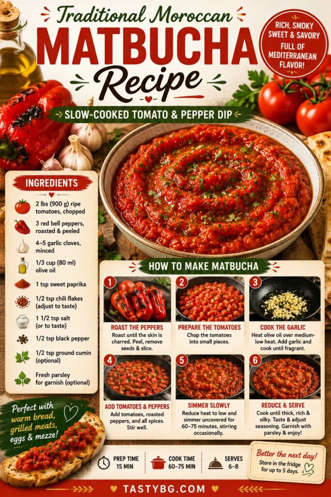 traditional matbucha recipe