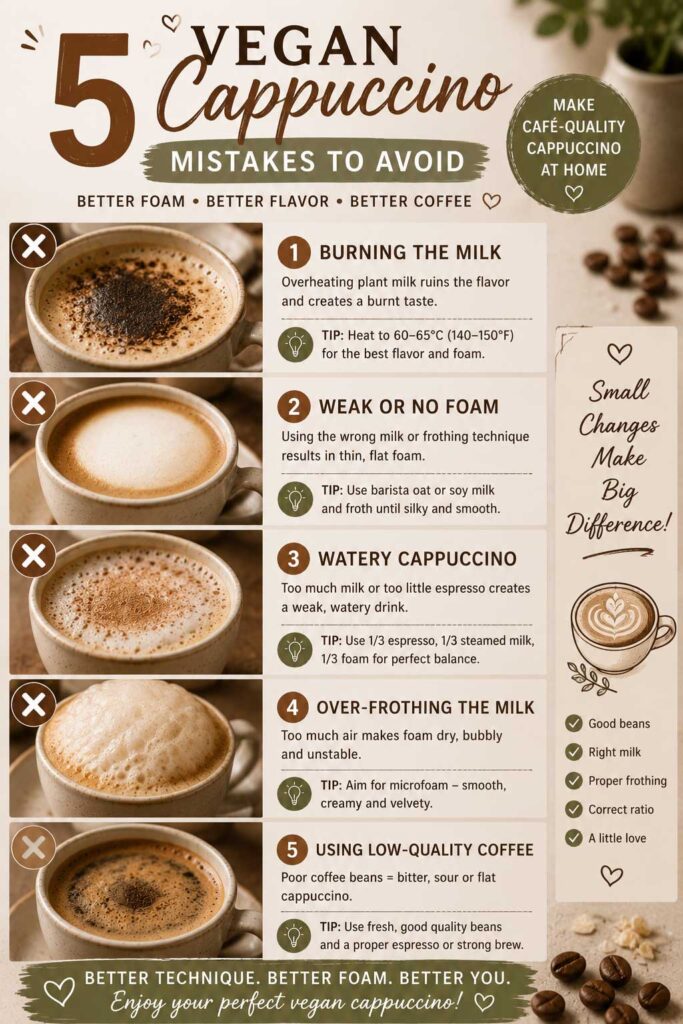 vegan coffee recipe Vegan Cappuccino Mistakes to Avoid
