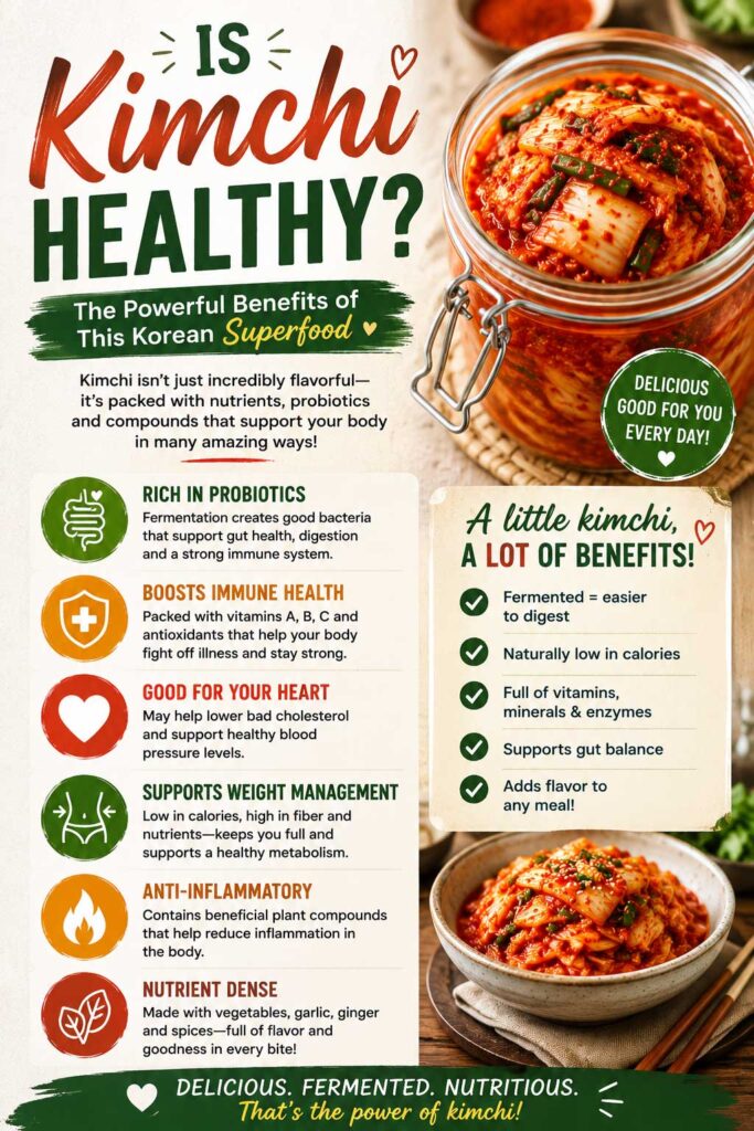 Is authentic kimchi recipe Healthy