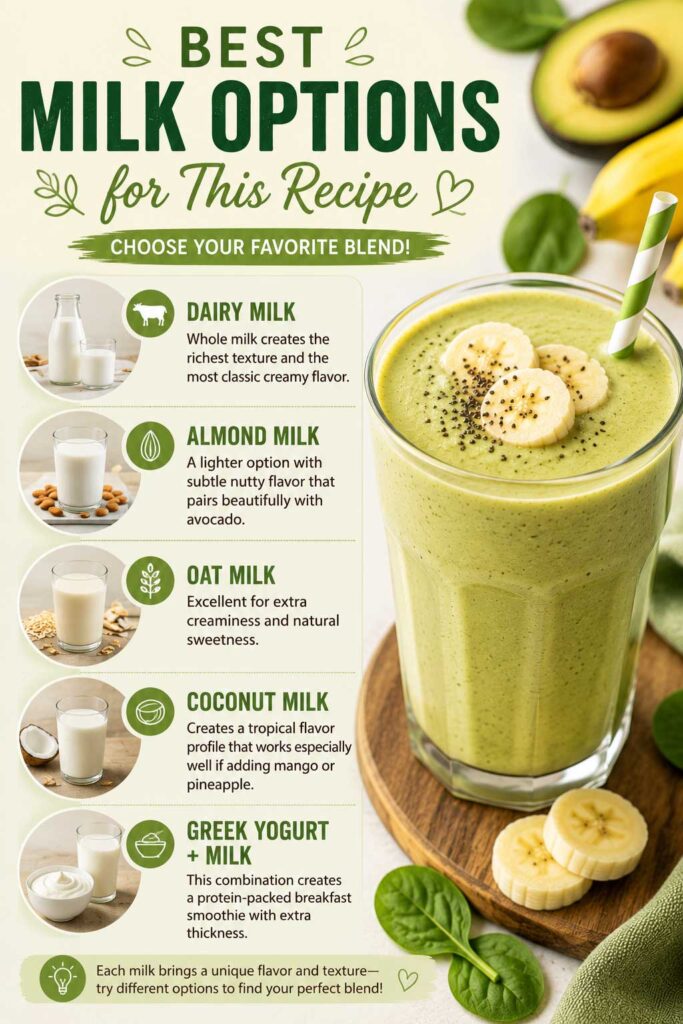 Best milk options for smoothies recipe