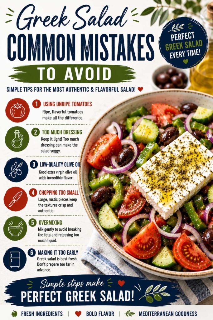 Common Greek Salad Mistakes That Ruin the Flavor