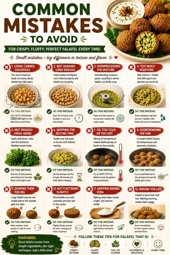 Common falafel mistakes to avoid