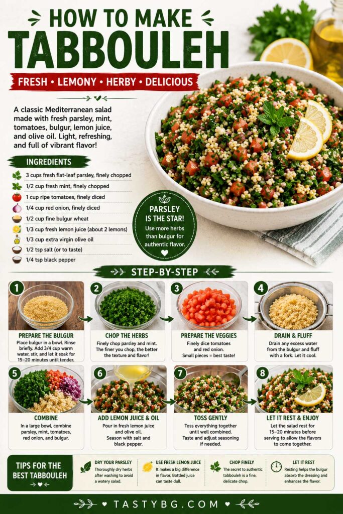 How to make tabbouleh salad recipe