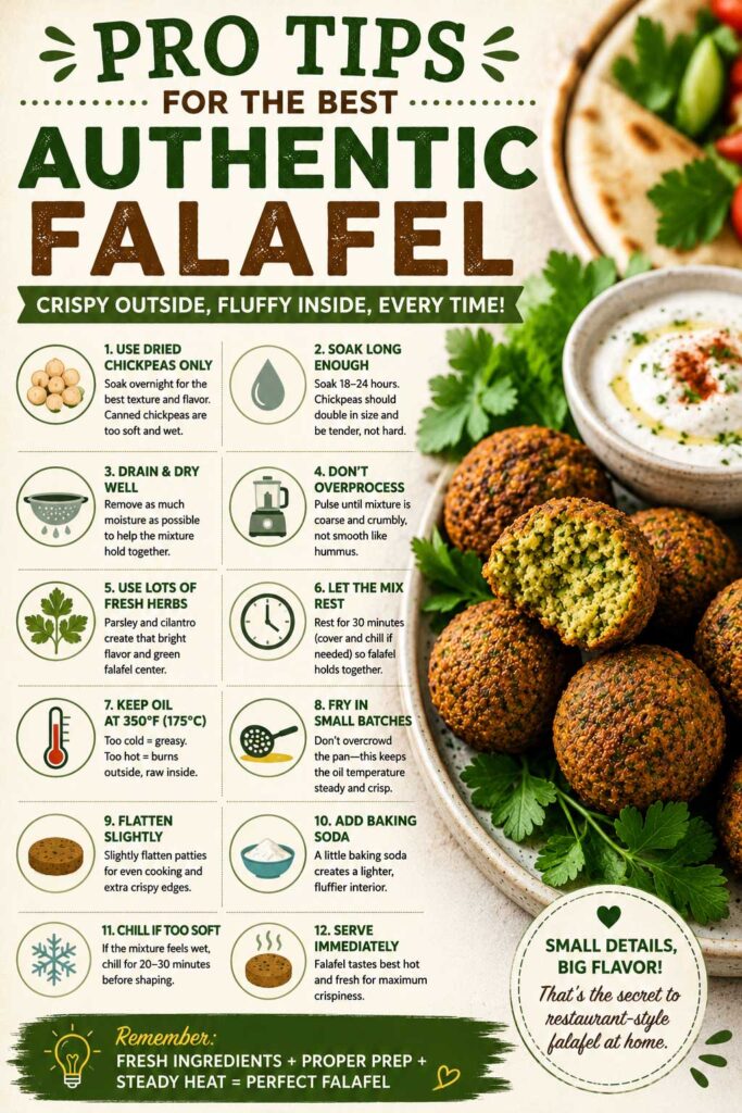 Middle Eastern falafel recipe pro tips
