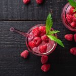 Raspberry Lemonade with Fresh Mint