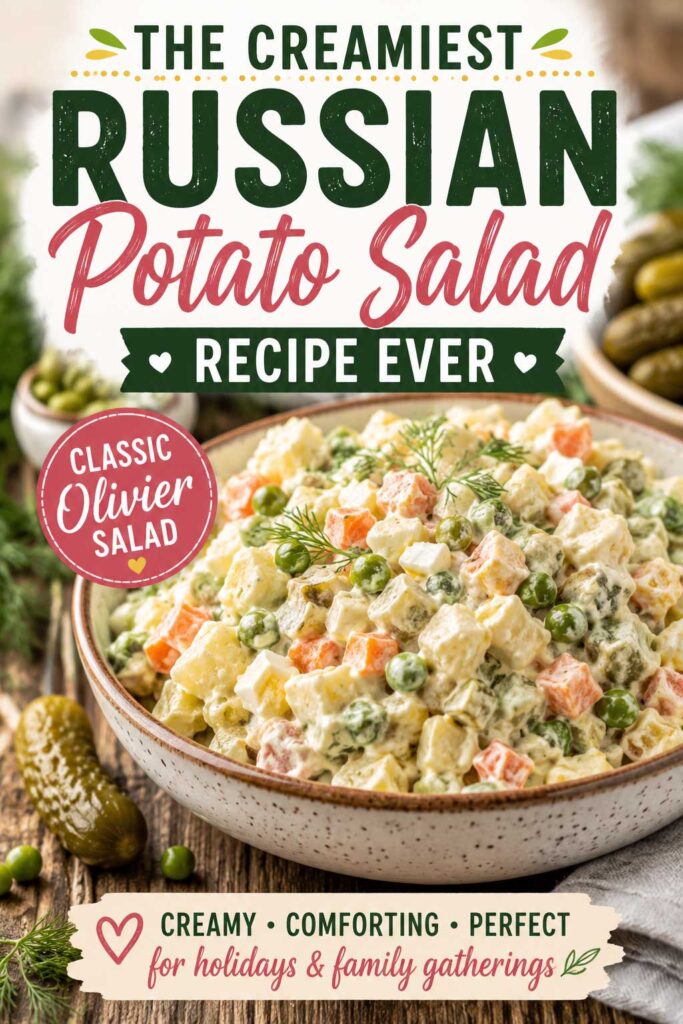Russian potato salad recipe Olivier