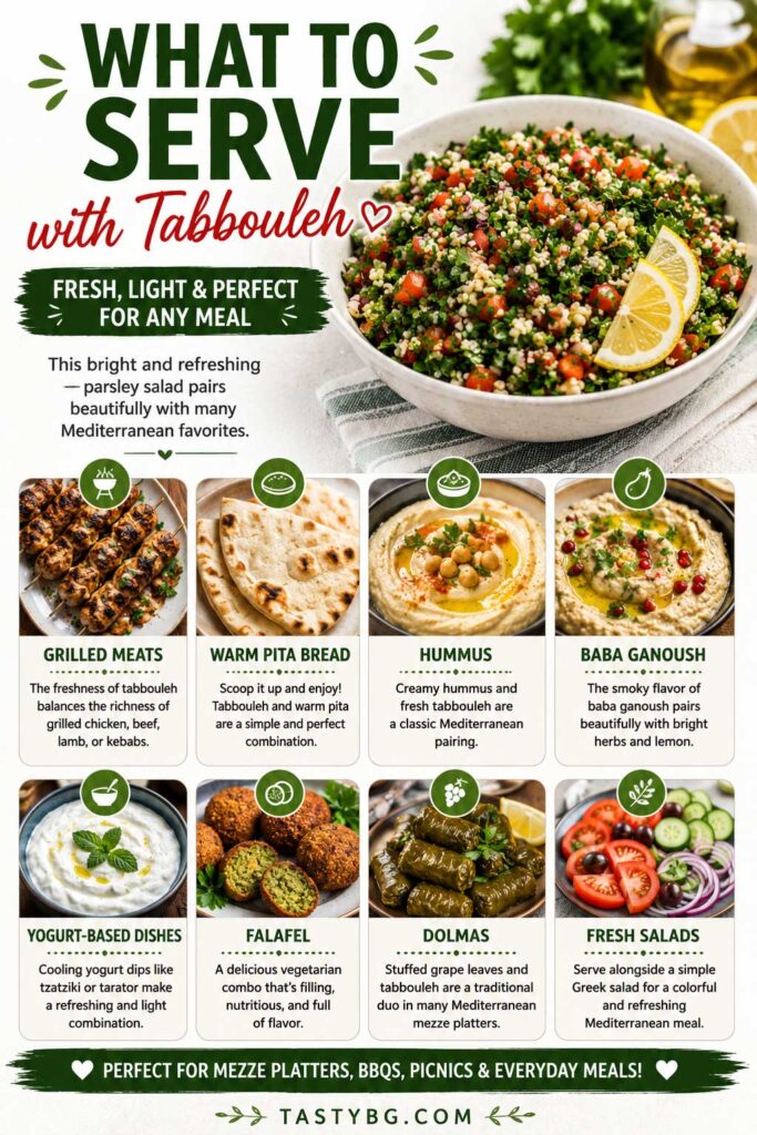 What to serve with tabbouleh salad