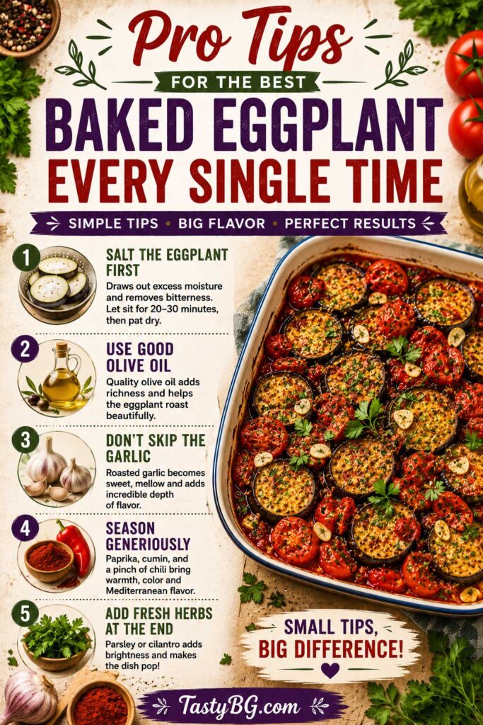 vegan eggplant recipe Pro Tips