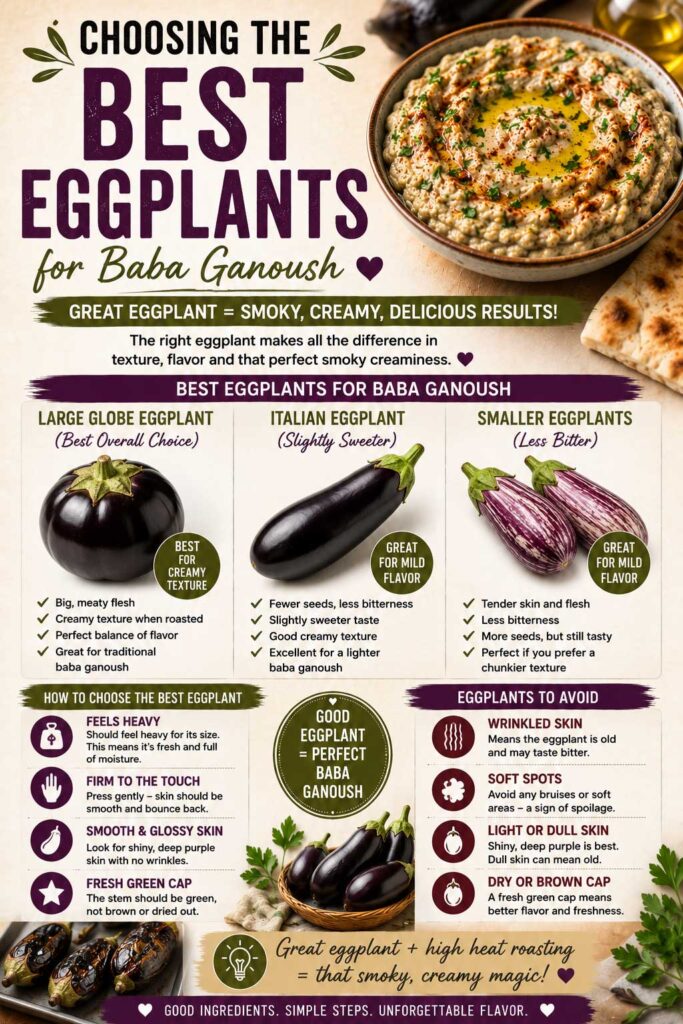 How to Choose the Best Eggplants for Baba Ganoush