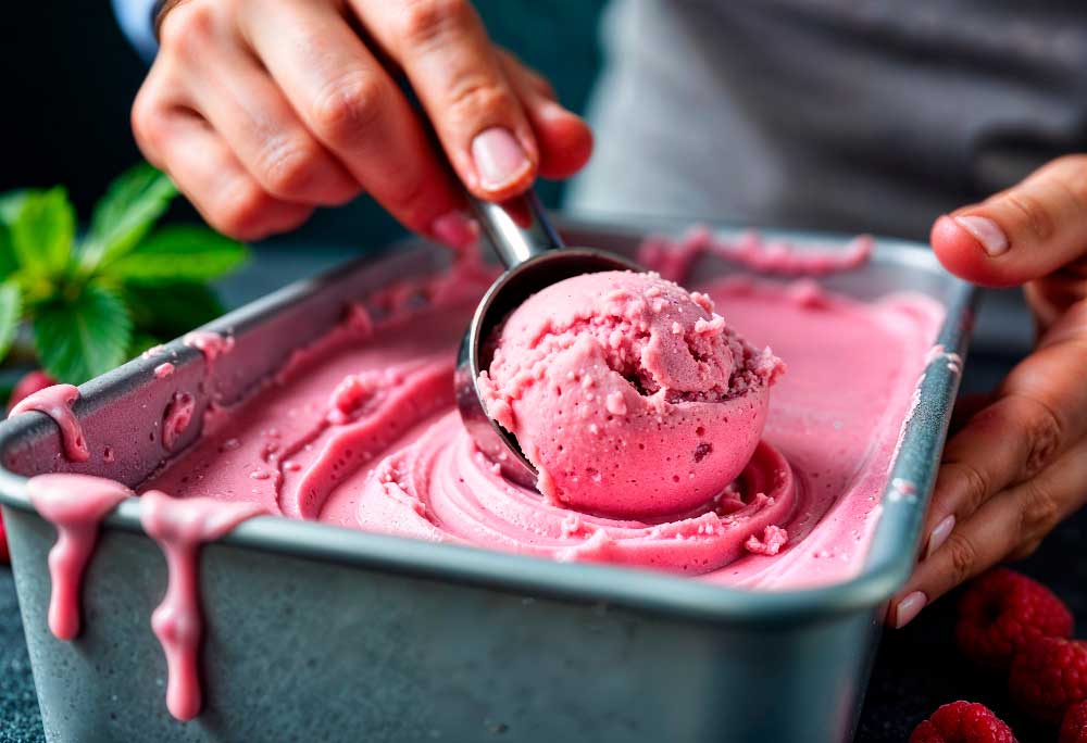Italian Gelato Uses Less Cream