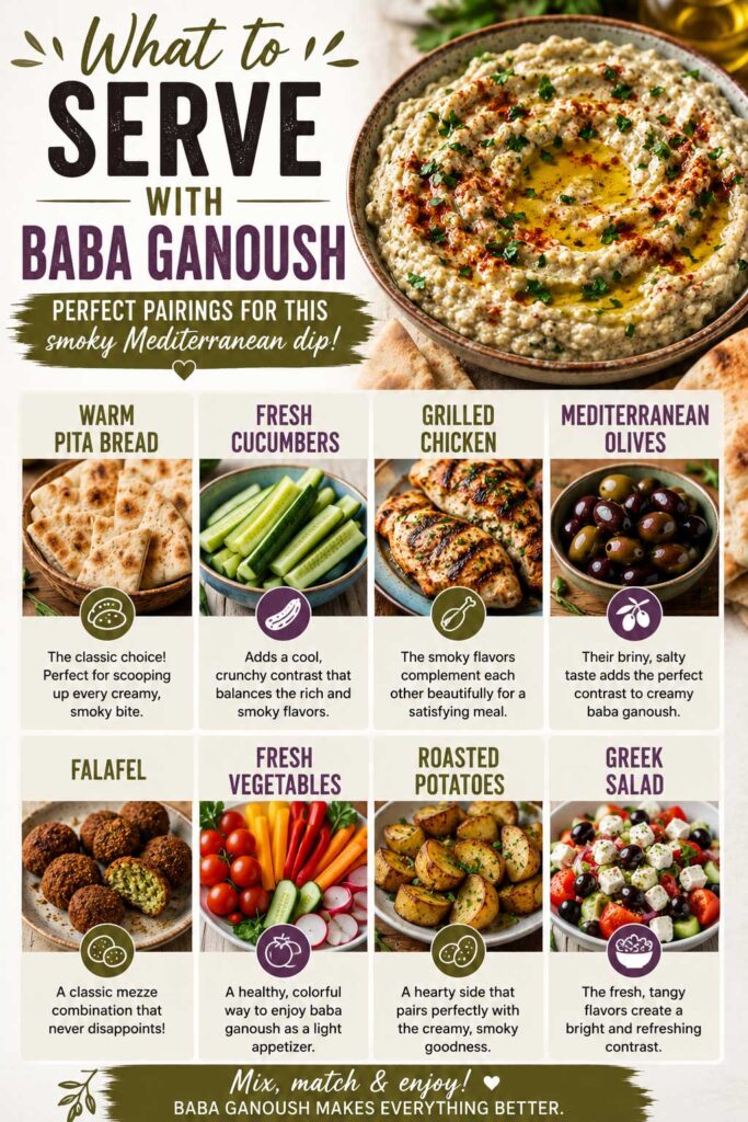What to Serve With Baba Ganoush pin
