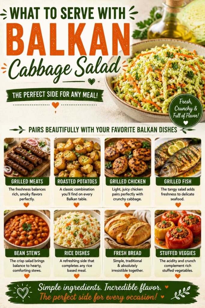 What to Serve With Balkan Cabbage Salad