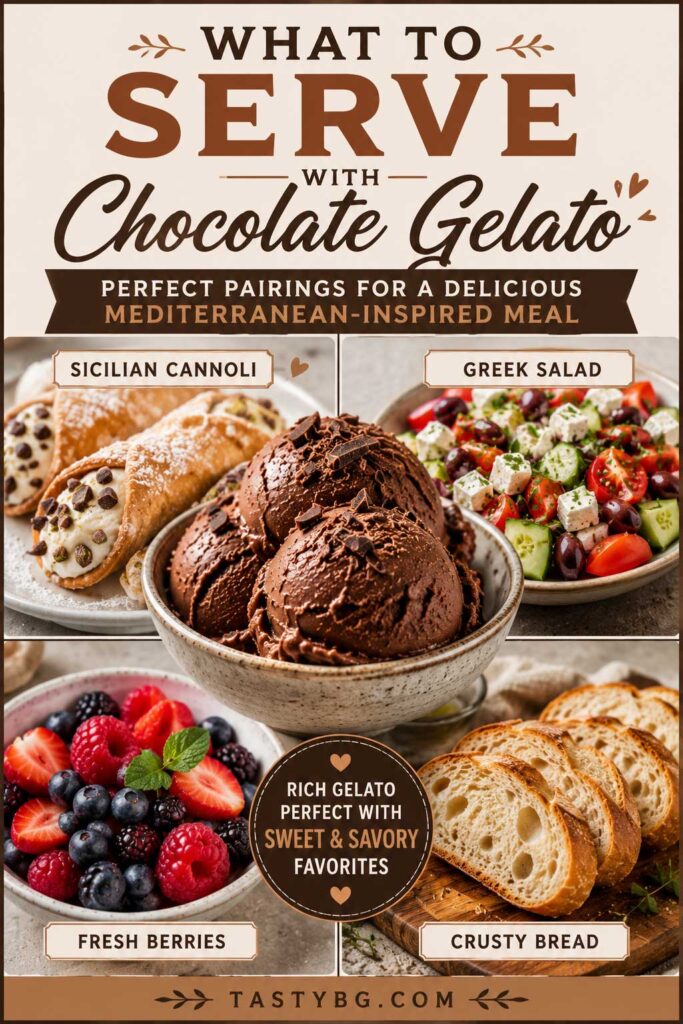 What to serve with chocolate gelato recipe