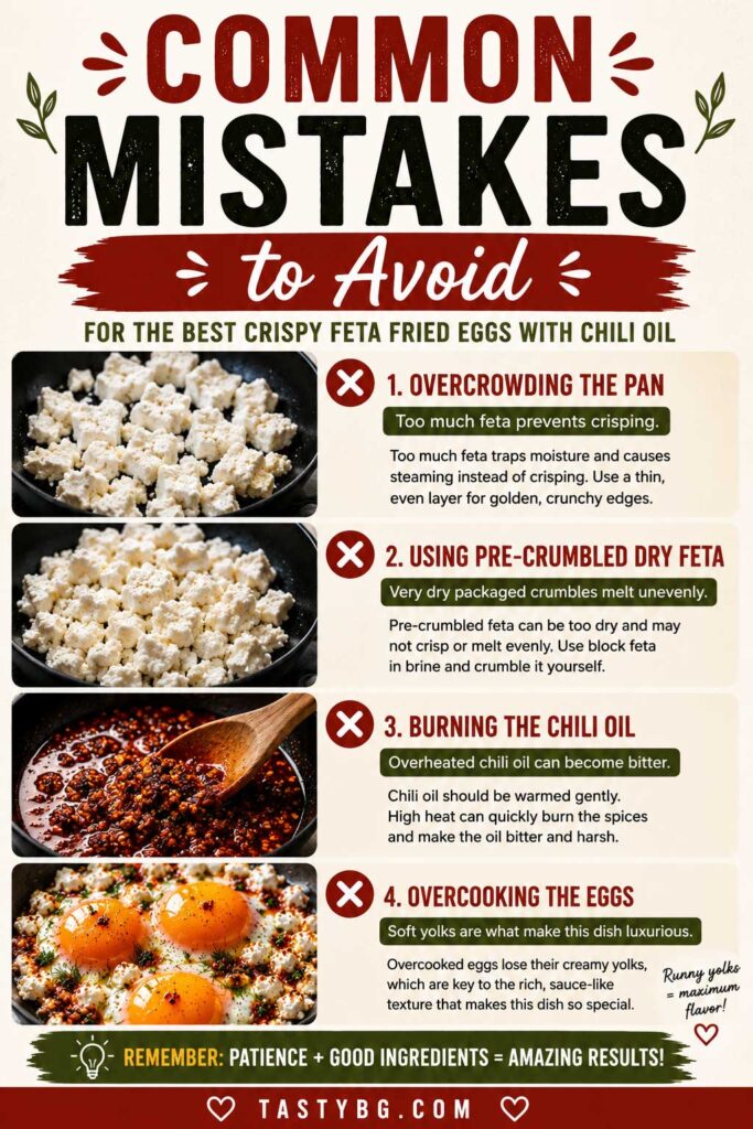 Common Mistakes To Avoid with crispy feta eggs recipe