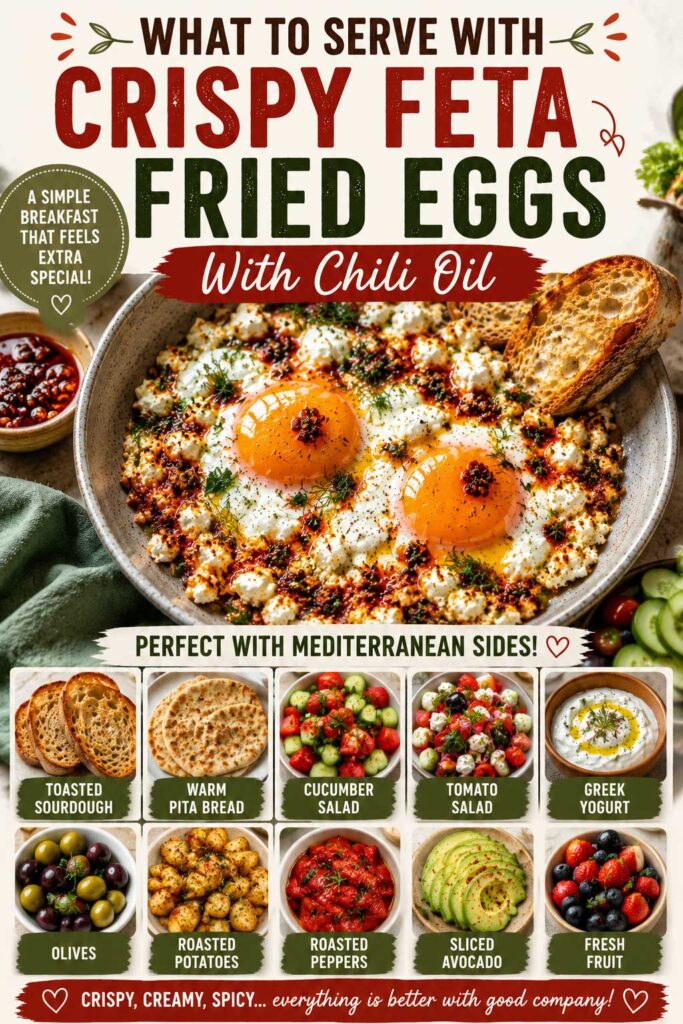 What To Serve With Crispy Feta Fried Eggs