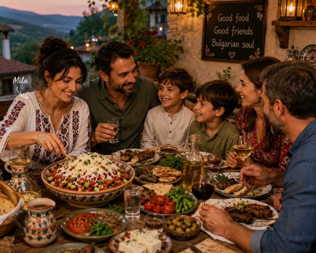 How Bulgarians Traditionally Eat Shopska Salad