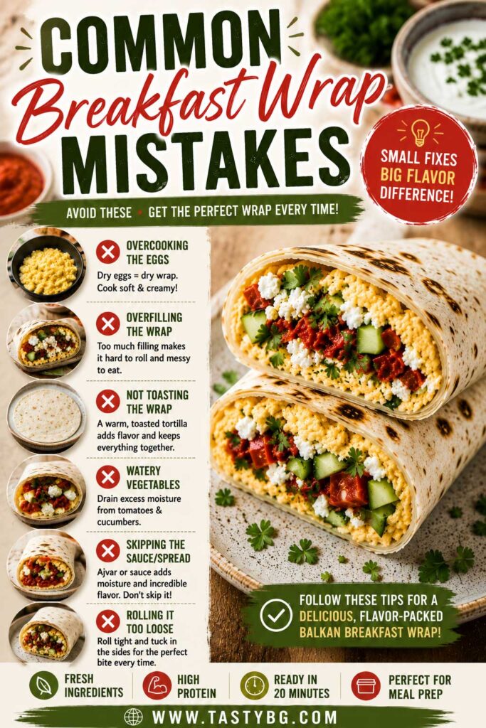Perfect balkan breakfast wrap tips