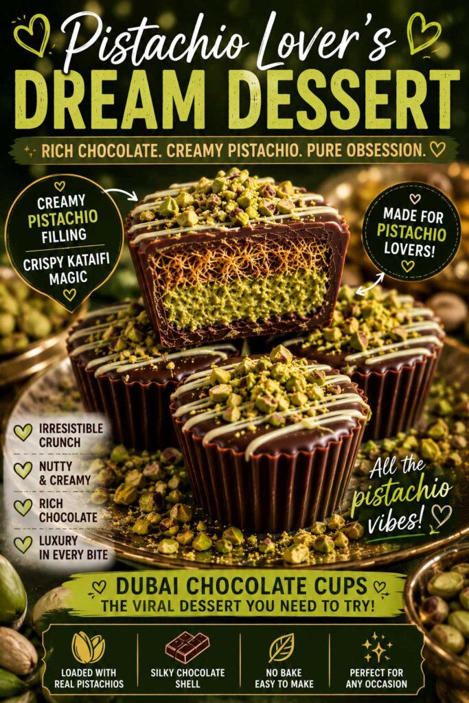 chocolate pistachio dessert recipe