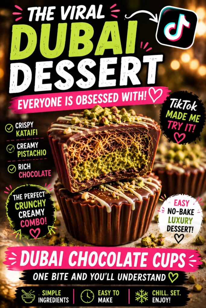 viral dubai dessert cups
