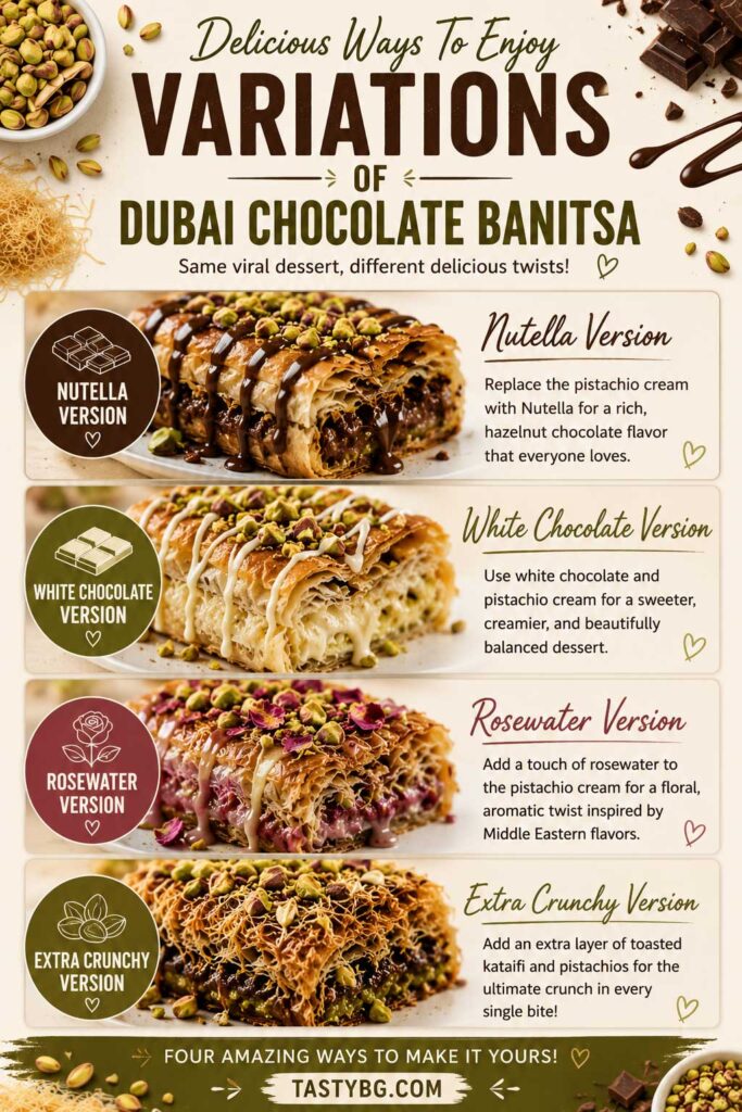 Delicious dessert variations for banitsa recipe