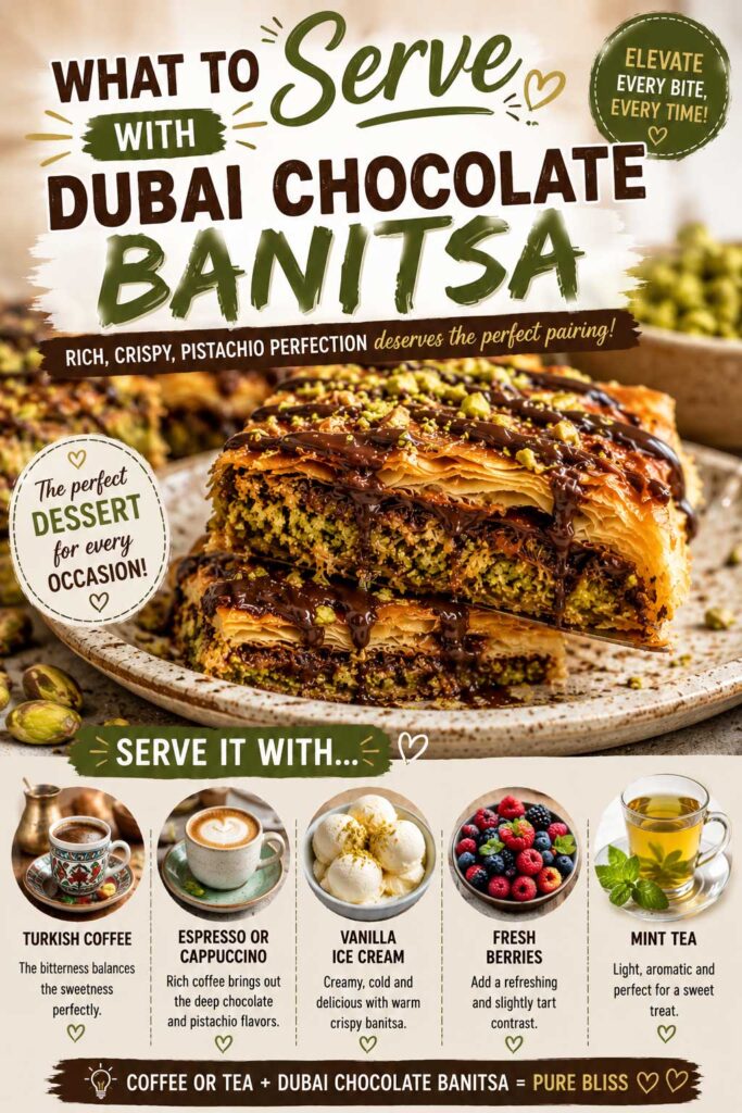 Perfect pairings for Dubai banitsa recipe