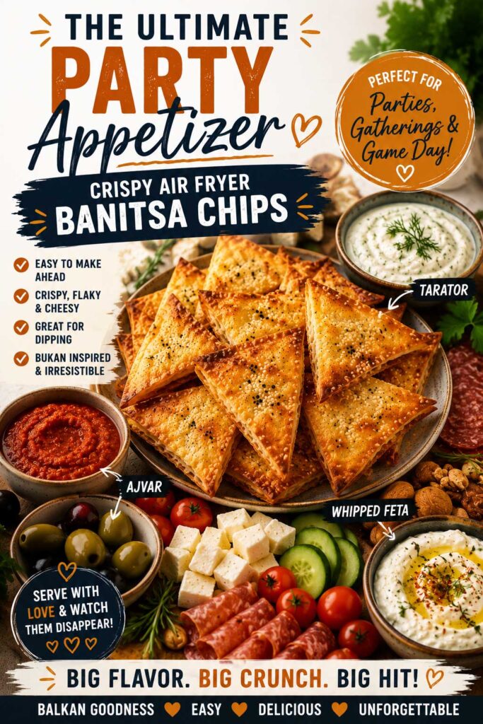 Crispy Air Fryer Banitsa Chips Recipe snack