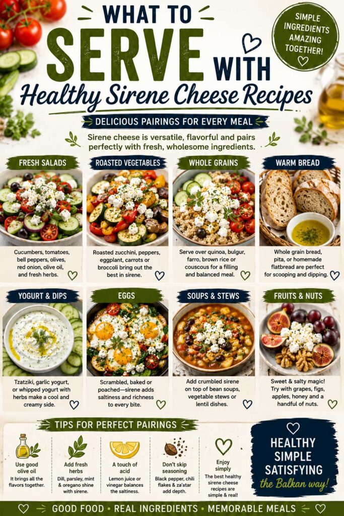 What To Serve With Balkan sirene cheese recipes