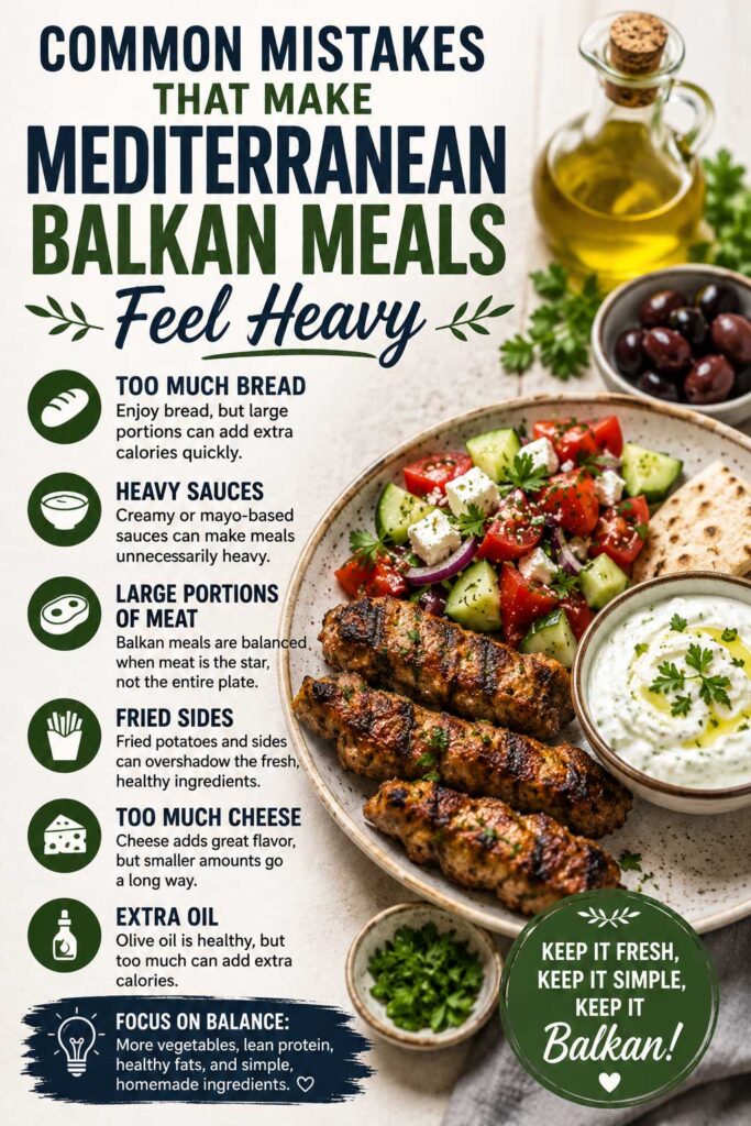 Common Mistakes when Making Balkan Mediterranean recipes