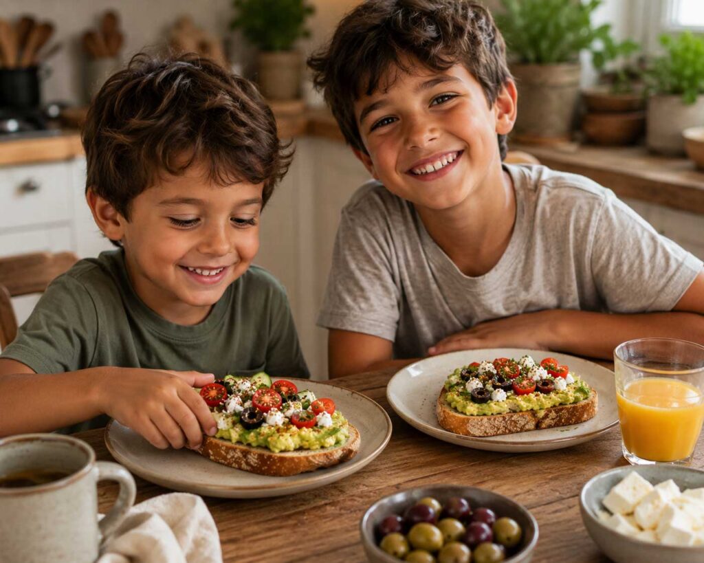 Mediterranean avocado toast recipe perfect for breakfast