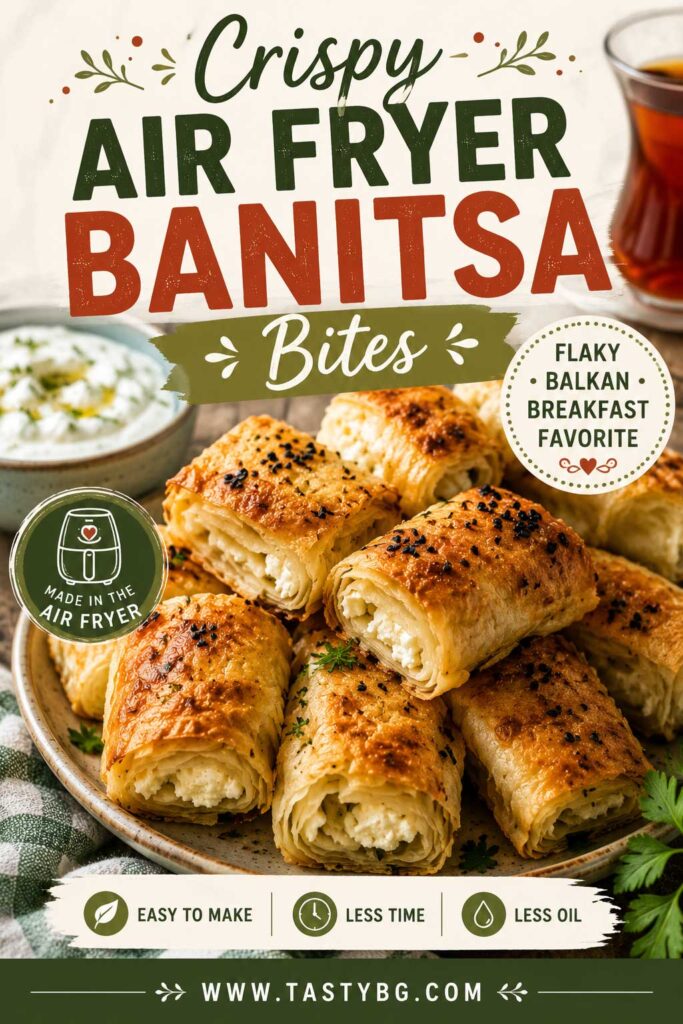 Balkan food air fryer Air Fryer Banitsa Bites