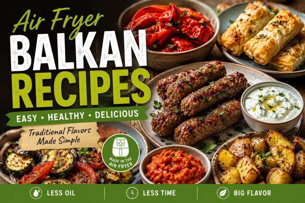 Air fryer Balkan recipes made simple
