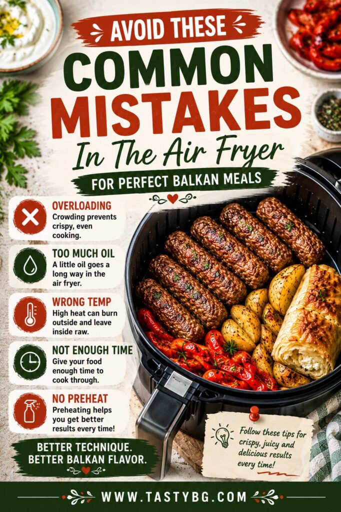 Avoid common air fryer mistakes