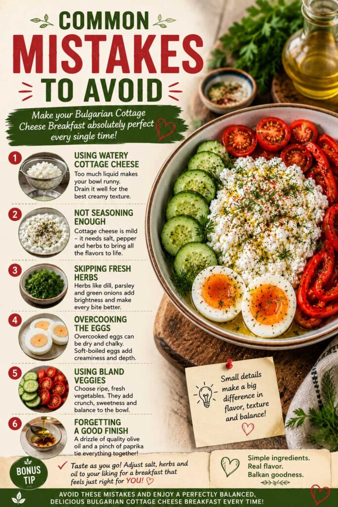Common Mistakes to avoid for Best  Cottage Cheese Breakfast Bowls