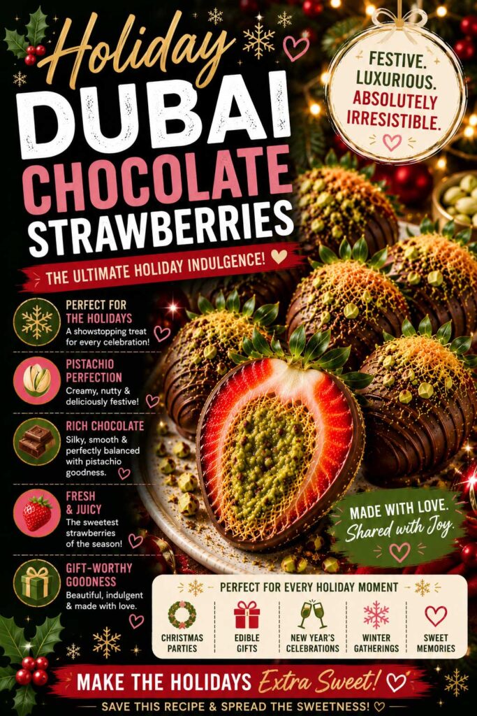 Holiday chocolate strawberries recipe