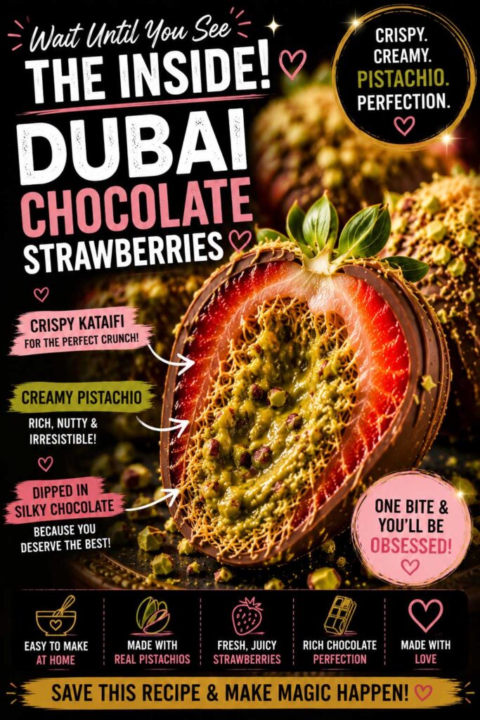 Irresistible chocolate pistachio strawberries recipe