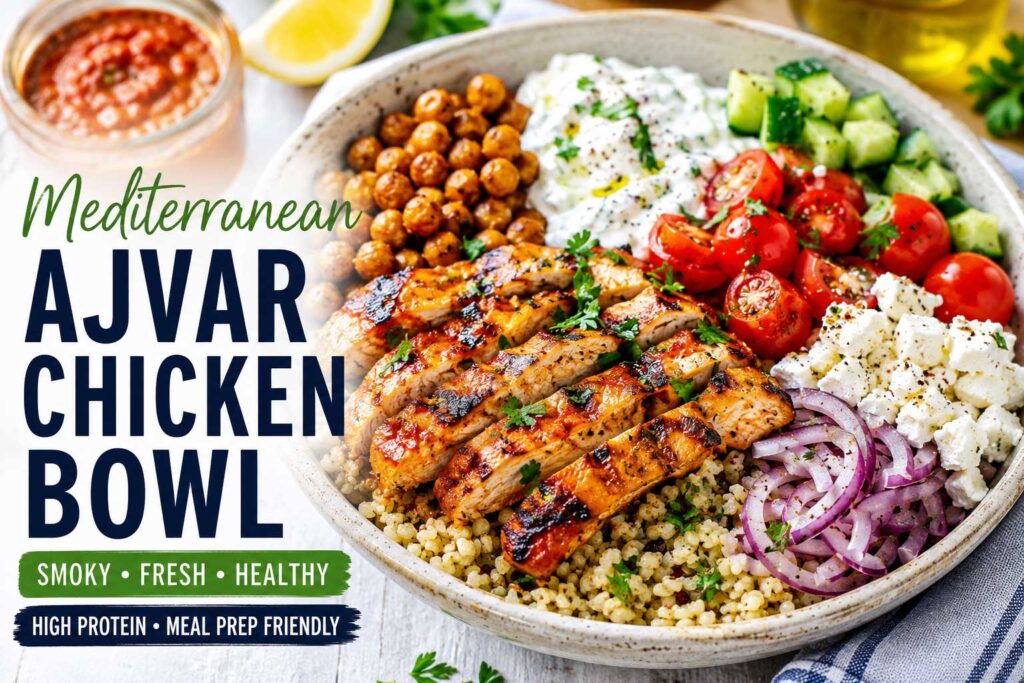 Mediterranean Chicken Bowl Tastes So Good