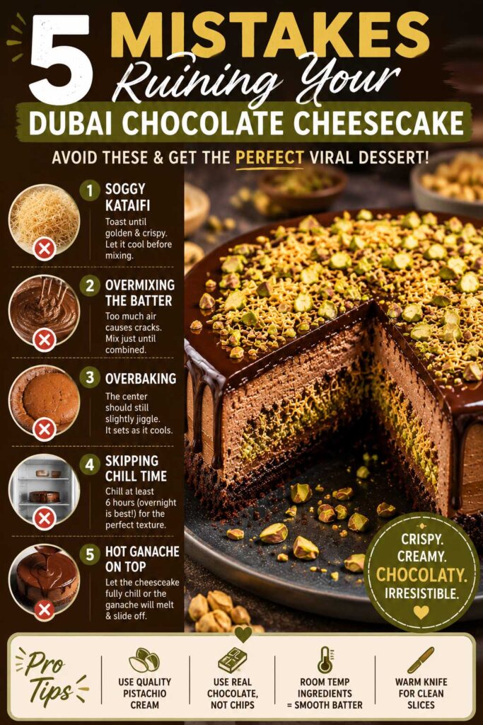 Mistakes to avoid in cheesecake prep recipe