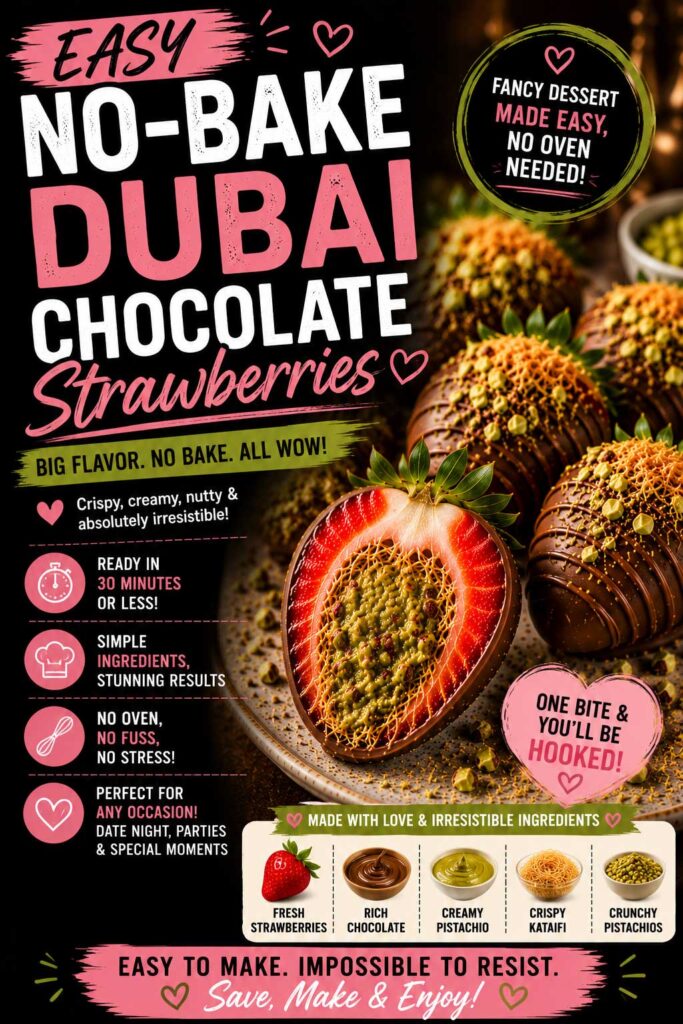 No-bake chocolate strawberries recipe
