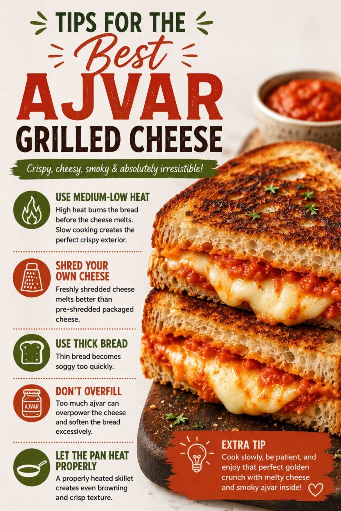 Tips For The Best Ajvar Grilled Cheese recipe