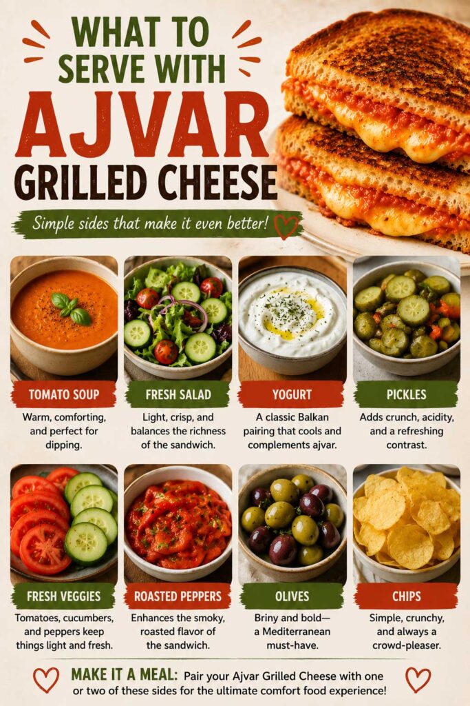 What To Serve With Ajvar Grilled Cheese