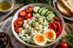 how to make Bulgarian cottage cheese breakfast recipe